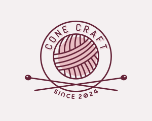 Yarn Weaving Handicraft logo design