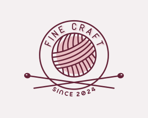 Yarn Weaving Handicraft logo design