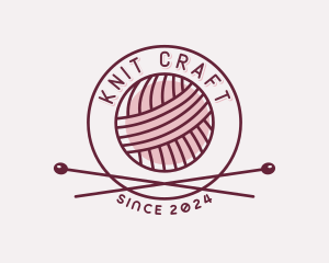 Yarn Weaving Handicraft logo design