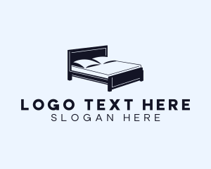 Decor - Interior Bed Furnishing logo design