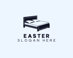 Bed - Interior Bed Furnishing logo design