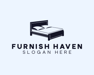 Interior Bed Furnishing logo design