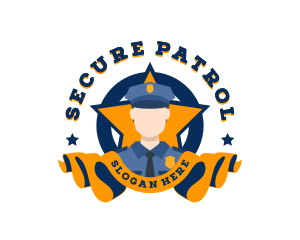 Patrol - Security Police Academy logo design