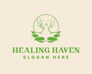 Treatment - Face Massage Treatment logo design