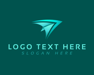 Plane - Plane Fly Arrow logo design