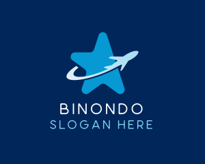 Holiday - Airplane Travel Star logo design