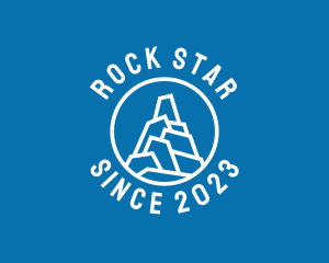 Rock - Rock Mountain Peak logo design