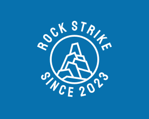 Rock Mountain Peak logo design