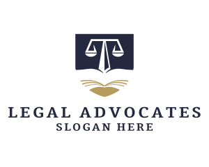 Law Scale Justice logo design