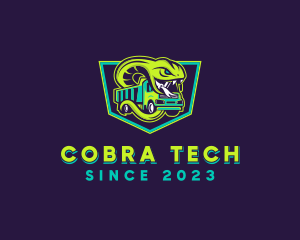 Cobra - Snake Dump Truck Transport logo design