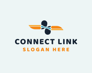 Symmetrical Toucan Link  logo design