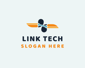 Symmetrical Toucan Link  logo design