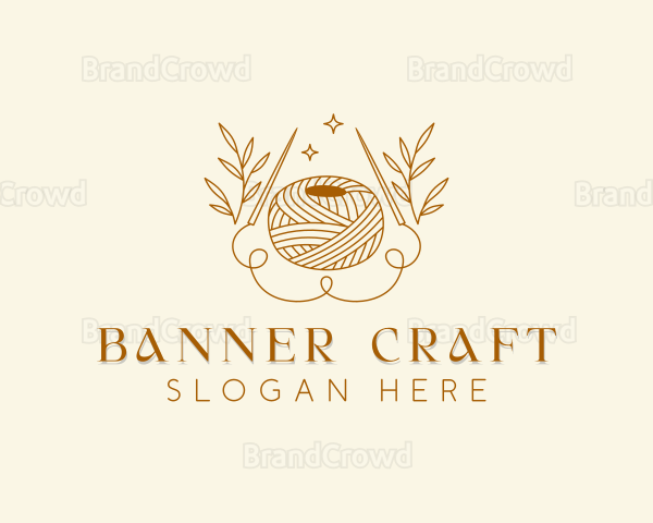 Crochet Yarn Weaving Logo