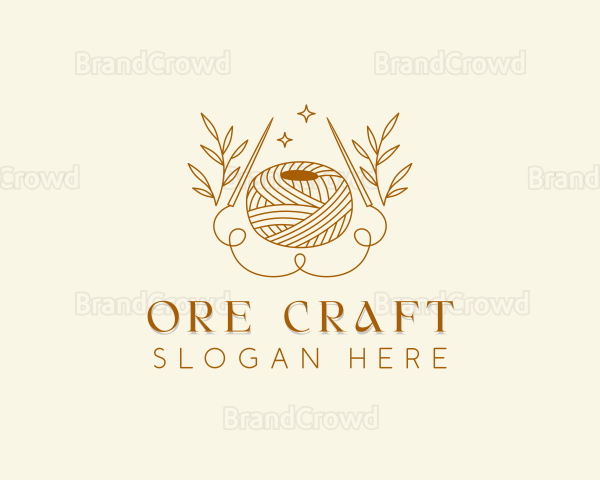 Crochet Yarn Weaving Logo