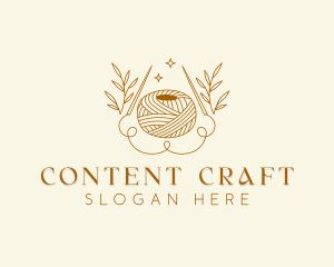 Crochet Yarn Weaving Logo