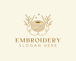 Crochet Yarn Weaving Logo