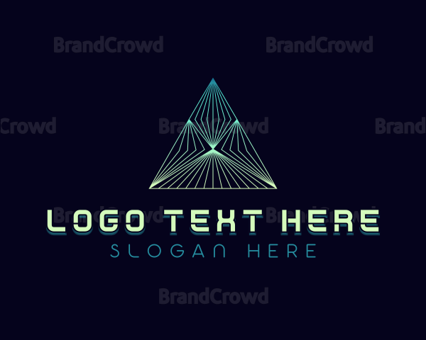 Generic Pyramid Tech Logo