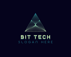 Generic Pyramid Tech logo design