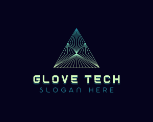 Generic Pyramid Tech logo design