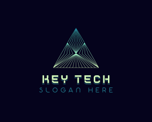 Generic Pyramid Tech logo design