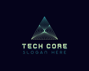 Generic Pyramid Tech logo design