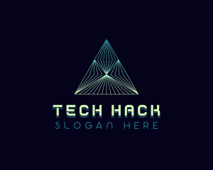 Generic Pyramid Tech logo design