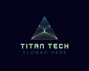 Generic Pyramid Tech logo design