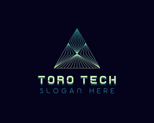 Generic Pyramid Tech logo design