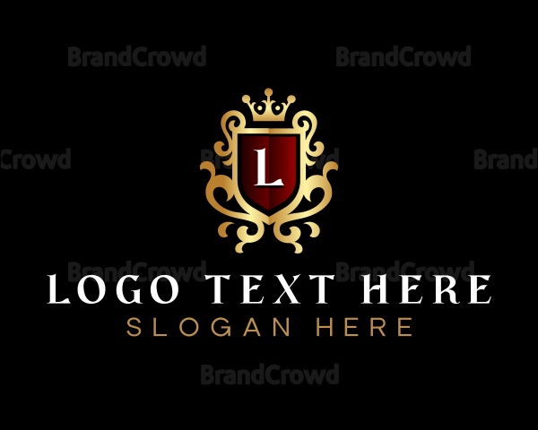 Elegant Shield Crest Logo