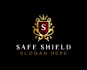 Elegant Shield Crest logo design