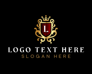 Vip - Elegant Shield Crest logo design