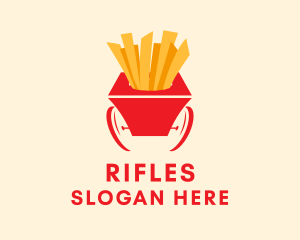 French Fries Cart  Logo