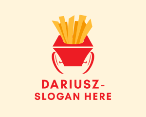 French Fries Cart  Logo