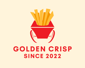 Fries - French Fries Cart logo design