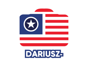 States - Patriotic Camera Photography logo design