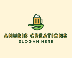 Natural Beer Brew logo design