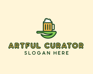 Natural Beer Brew logo design