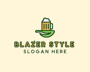 Natural Beer Brew logo design