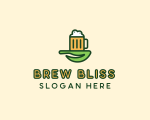 Brew - Natural Beer Brew logo design