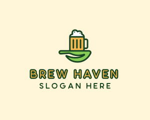 Brew - Natural Beer Brew logo design