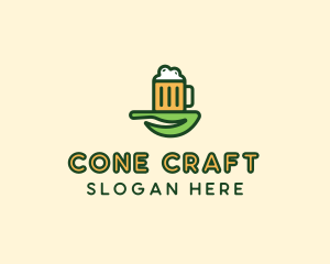 Natural Beer Brew logo design