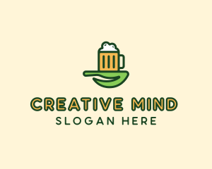 Natural Beer Brew logo design