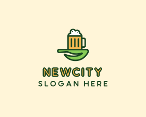 Natural Beer Brew logo design