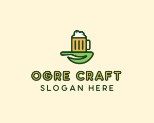 Natural Beer Brew logo design