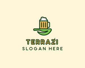 Natural Beer Brew logo design