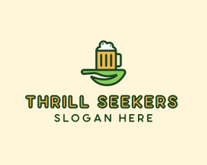 Natural Beer Brew logo design