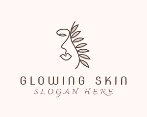 Face Skincare Nature logo design