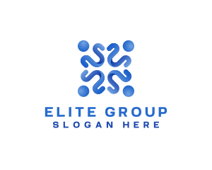 Group - Group Community Social logo design