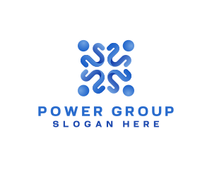 Group - Group Community Social logo design