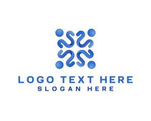 Humans - Group Community Social logo design